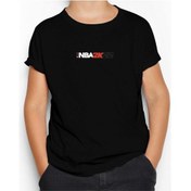 Resim NBA 2K22 Siyah Çocuk Tişört Siyah 
