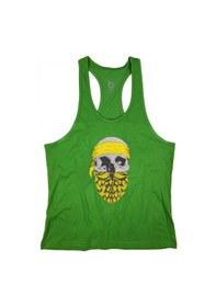 Resim Bluu Arphax Fitness Gym Tank Top Sporcu Atleti Fıstık Yeşili 