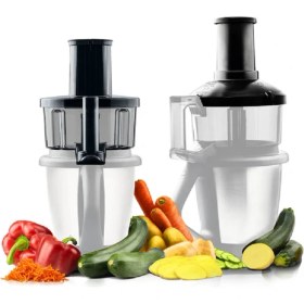 Resim Naturalp Wundermix Wunderslicer V2 ve Wunderzoodler Thermomix Tm6 ve Tm5 Için Kesme ve Spiral Kesme Aparatı 