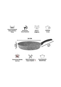 Resim Taç Ultra Granit Tava 24 CM 