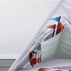 Resim instababyrooms Çocuk Oyun Çadırı Yelkenli Tekne Dijital Baskılı 