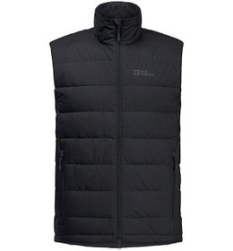 Resim Jack Wolfskin Ather Down Vest M Erkek Outdoor Yelek 1207691-6000 Siyah 