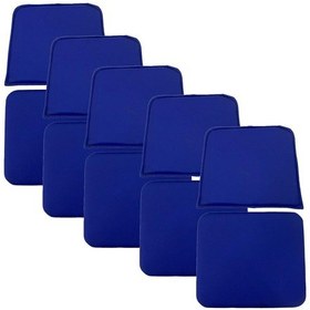 Resim Knsz minder seti 5 li mazlum mvi suni deri oturma ve sırt tel sandalyesi minderi bir arada 