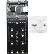 Resim Geeroyoo Sata'dan Nvme Protokolüne Dönüştürücü, M.2 Ssd 2280 İçin Sff-8654 Adaptör Kartı, Sata Genişletme Aracı 