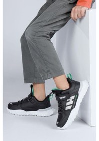 Resim Jump 29602 Cırtlı Üniseks Çocuk Sneaker Günlük Spor Ayakkabı Siyah Siyah 