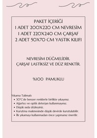 Resim Çift Kişilik Ranforce Nevresim Takımı %100 Pamuklu Yaprak Desen Çok Renkli 