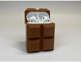 Resim muggle design ChocoPods - AirPods 2 İçin Çikolata Tasarımlı Koruma Kılıfı Kahverengi Tek Ebat 