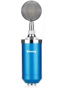 Resim König K-Cm502 Condenser Kayıt Mikrofonu Mavi 