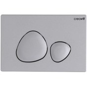 Resim Creavit Mat Gri Boyalı Kumanda Paneli Gp7002.00 