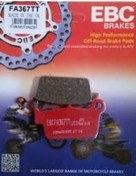 Resim EBC Yamaha Yz 450 Uyumlu F Arka Fren Balatası Fa367tt Karbon Balata 