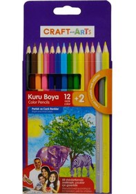 Resim Craft And Arts 12+2'li İnce Kuru Kalem Boya Seti 