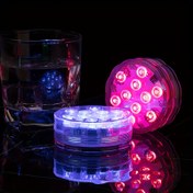 Resim 8 Parça Havuz Işıkları | Yazın Keyfi: Renkli 8 Adet Dalış Işığı, Açık Hava Su Altı Gece Aydınlatması | Küvet, Balık Havuzu, Bahçe, Çayır, Spa Merkezi, Noel ve Cadılar Bayramı Parti Dekorasyonu İçin Uygun 