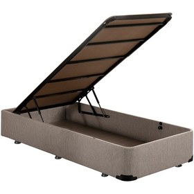 Resim Nironyatak Niron Baza - 90X190 Cm Tek Kişilik Sandıklı Klasik Kumaş Baza 