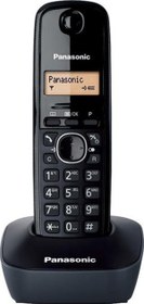 Resim PANASONIC KX-TG1611 DECT TELSİZ TELEFON (SİYAH) 