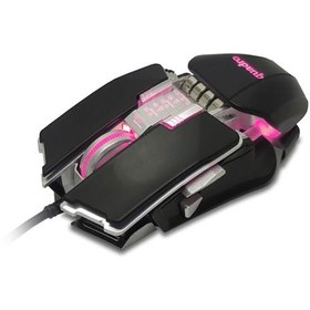 Resim QUADRO DP-480 USB siyah RGB Oyuncu Mouse 