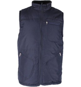 Resim Kışlık Polar Astarlı Yelek İş Güvenliği Ve Outdoor İçi Micro Konforlu Fonksiyonel Tasarım Lacivert 