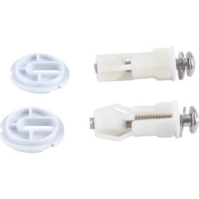 Resim Seeppitous Tuvalet Koltuğu Menteşeler Vidalar Wc Delik Sabitleme Kolay Kurulum 2 Paket (Yurt Dışından) 