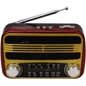 Resim Modizu Rt-310bt Bluetooth Radyo Nostaljik Usb Şarjlı 13cm 