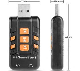Resim Platoon Usb 8.1 Kanal Ses Kartı Multi Fonksiyon 