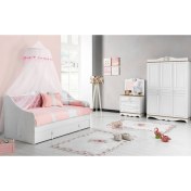 Resim Bubu Home Palluna Genç Odası Takımı Dolap + Altlıklı Sedir + Aynalı Çamaşırlık 