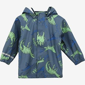 Resim Name İt Mavi Erkek Bebek Kapüşonlu Waterproof Mont NMMDRY10 RAIN SET DINO ROAR FO 