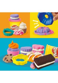 Resim Play Doh Yiyecek Şekilleri Oyun Hamur Seti G1609 G1615 Fırın renkli 