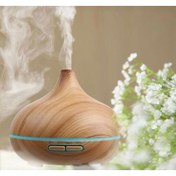 Resim Rowen Genel MarkalarKahverengi Nemlendirici Ev Tipi Uzaktan Kumandalı 7 Led Wood Aroma Diffuser 550 ml 