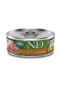 Resim N&D Natural Tavuklu Yetişkin Kedi Konservesi 80 G 