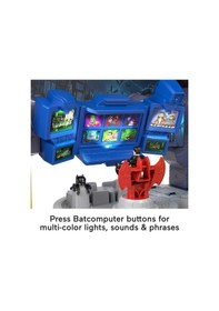 Resim Imaginext Dc Super Friends Süper Büyük Batcave Batman Evi Batman Mağarası İmaginext 