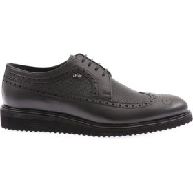 Resim DGN 3414 Erkek Eva Taban Bağcıklı Lazerli Oxford Ayakkabı 