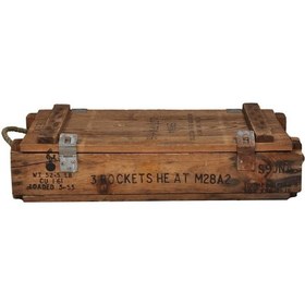 Resim Maker Dekoratif Mühimmat Sandığı - Malzeme Kutusu Çok Amaçlı Sandık Malzeme Sandığı 75 X 36.x 17 Ahşap 