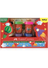 Resim Faber-Castell Oyun Hamuru 50G X 8 Klasik R 2022 