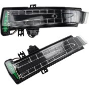 Resim Araba Işaretleyici Sinyal LED Işık Göstergesi Yan Ayna A2129067401, A2129067501 Mercedes Benz W204 C204 W212 (Yurt Dışından) 