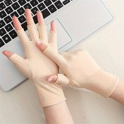 Resim Kadınlar için Parmaksız Eldivenler, Spandex Esnek, Düz Renk, Yün Boyama, Rahat Stil, Rüzgar Geçirmez ve Güneş Geçirmez, Dekoratif Elastik Dokunmatik Eldivenler Ofis, Sürüş, Açık Hava Aktiviteleri için - Hafta Sonu Rahat Giyim 