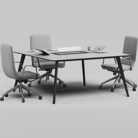 Resim Sail Kare Ofis ve Büro Toplantı Masası 