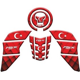 Resim Honda Msx 2014 - 2022 Uyumlu Tank Pad Set 009 Çok Renkli 