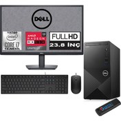 Resim Dell Vostro 3910 mt Intel Core I7 12700 48GB 512GB SSD 23.8" Fhd Ubuntu Amd RX550-4GB Masaüstü Bilgisayar 23N3910RX550U22 + Zetta USB Bellek 