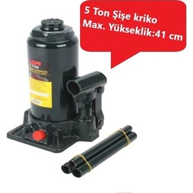 Resim Ugr 5 Ton Şişe Kriko - Araba - Tekne - Kamyon - Minubüs - Makine Yük Kaldırma 