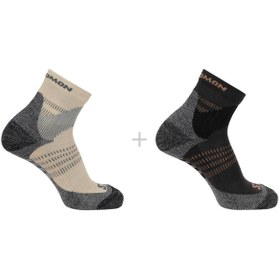 Resim Salomon X Ultra Access Quarter 2 Unisex Bej Çorap 