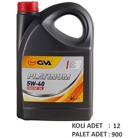 Resim Motor Yağı 5w40 4 Lt Platınum Tam Sentetik Apı Sl/cf 6 Adet 5w40 