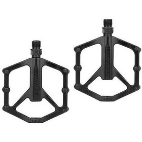 Resim Ganzhoushop Yol Rulman Pedallar Pedalı Mtb Düz-platform Dağ Bisikleti Binme Alaşımlı A Pk A 