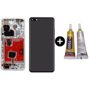 Resim Te Huawei P40 Pro Uyumlu Çıtalı Lcd Ekran Dokunmatik + B7000 