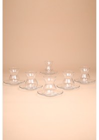 Resim Rakle Astoria Kristalin 12 Parça Çay Seti 140 Cc Renkli 