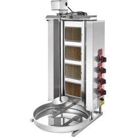 Resim Remta Doğalgazlı Döner Ocağı Makinası 4 Radyanlı Üstten Motorlu 