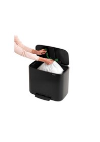 Resim Brabantia Çöp Kutusu 36 Lt Pedallı Bo Mat Siyah 121463 Siyah 