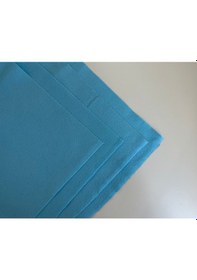 Resim Açık Mavi Rengi Metrelik Ince Keçe Kumaş Keçe 1 Mm Aktivite Keçesi Renkli Keçe 1 Metre 100cmx100cm 