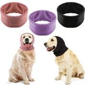 Resim Köpek Bakımı Kulak Kapağı Gürültü Önleyici Kulak Sarma Anksiyete Rahatlatıcı Banyo Kurutma Sıcaklık Azaltan Basınç Evcil Hayvan Kulak Kapağı 