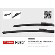 Resim Sılbak Silecek Süpürgesi 650/580mm Muz Tipi Mercedes Gl-class - M-class Ml - Merıva 09/ IS00-SILBAK SB2623C 