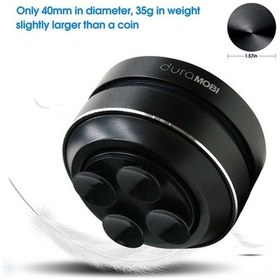 Resim Createtech Yüksek Taşınabilir Stereo Ses, Mini Mikrofonlu Kablosuz Hoparlör Kutusu Kırmızı Kemik Desenli, Dahili Bluetooth Bağlantılı Hoparlör 