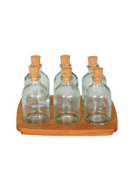 Resim Doğal Hijyenik Mini Baharatlık Seti Takımı 7 Parça 